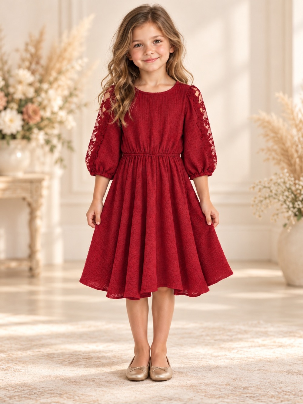 Joyfolie Sariyah Dress Rose Bud Girls Size 6 NWT